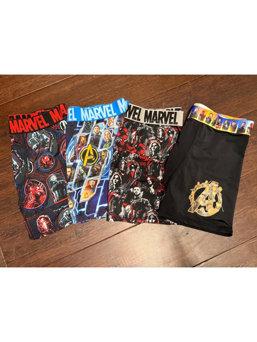 Marvel Big Kid Size 10 Boys' Boxer Briefs, 4-Pack